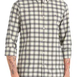 Tommy Hilfiger Calico & Desert Sky Checks Slim Fit Shirt-image-7