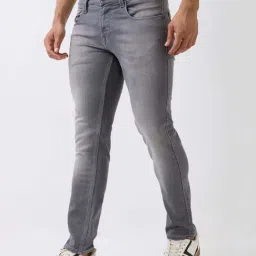Spykar Dark Grey Skinny Jeans image 4