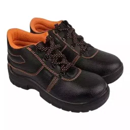 Aktion Safety Steel Toe Safety Shoes PVC Sole High Ankle Black Synthetic Leather Size UK 9, AK-704-ST-9-PO1-picture-40