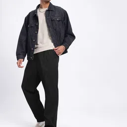 glitchez Men Elevated Basics Straight Fit Trousers image 5