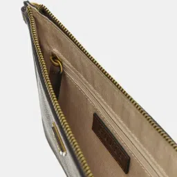 Guess Men Brown Printed PU Pouch Wallet image 3