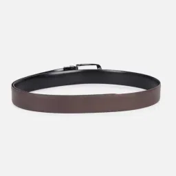 Louis Philippe Brown & Black Leather Reversible Formal Belt image 3
