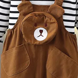 StyleCast x Revolte Infant Boys Cotton Straight Leg Dungaree With T-Shirt image 5