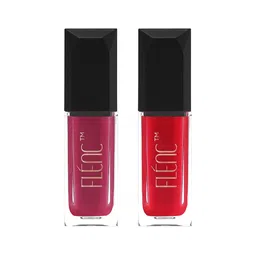 FLENC 2Pc Cryla Smudge-Proof Velvet Matte Liquid Lipstick- 5 ml Each-Zurich - Kuala Lumpur image 1