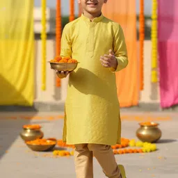 KISAH Boys Regular Kurta with Pyjamas-picture-43