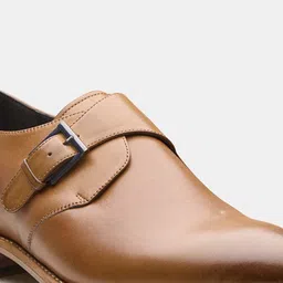 KOZASKO Goodyear Welted Tan Single Monks image 3