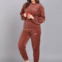 GRX Women Women Printed Round Neck Top and Joggers Night suit-picture-20