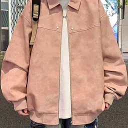 HERE&NOW Geometric Long Sleeves Longline Bomber Jacket-picture-28