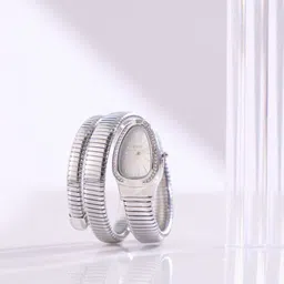 ZAADRAN UnisexLe Serpent Silver Cream Analogue Automatic Watch Le Serpent Silver Cream-picture-30