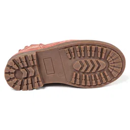 Pine Kids Slip On Winter Boots with Zioper Closure - Pink image 5