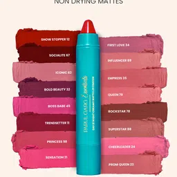 Parul Garg Long Stay Creamy Matte Lip Crayon With Vitamin E - 3.2 g - Influencer 89 image 2