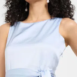 Annabelle By Pantaloons Blue Slim Fit Dress image 5