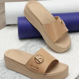 Elle Women's Beige Casual Sandals-picture-30