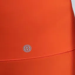 Soie Orange Plain Sports Tights image 5