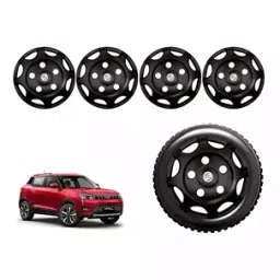 Auto Pearl BoBK10 R16 Press Type Wheel Hubcap with Retention Ring 16 inch for Mahindra XUV300 W8 AMT Optional Diesel (Pack of 4 Pcs)-picture-38