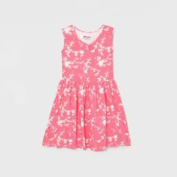 Fame Forever by Lifestyle Kids Pink Cotton Printed Dress-picture-22