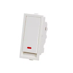 RAPID Flera Switch With Indicator 1 Module 6 Amp 1 Way White, R-2084 (Pack of 20)-picture-42