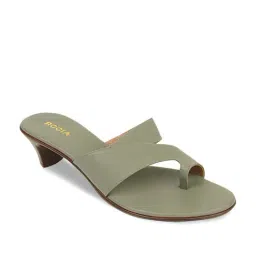 Rocia by Regal Women's Green Toe Ring Sandals-picture-38