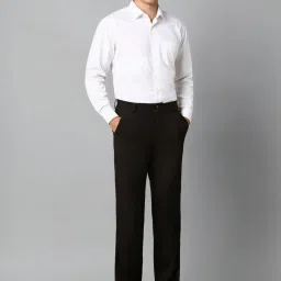 Louis Philippe Brown Regular Fit Trousers image 4