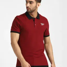 Reebok Maroon Polo T-Shirt-image-58