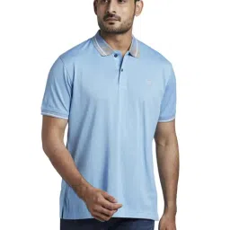 Colorplus Blue Tailored Fit Polo T-Shirt-image-55