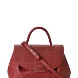 Eske Wine Animal Effect Medium Satchel Handbag-picture-23