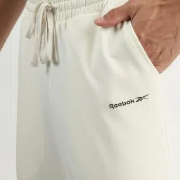 Reebok White Regular Fit Solid Trackpants image 5
