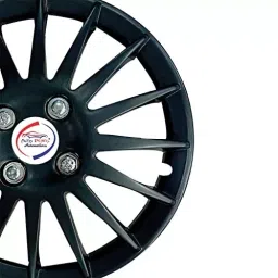 Auto Pearl 35.56 cm (14 Inch) Car Wheel Cover Caps Press Type Fitting for i20 Elite (Black) image 3