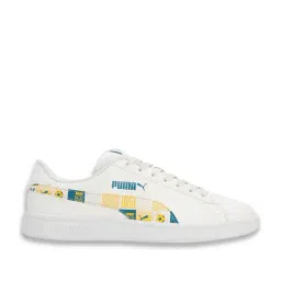 Puma Kids SMASH CLASSIC PSL Warm White Casual Sneakers-image-54