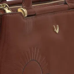 Hidesign SAHARA Tan Printed Medium Handbag image 5