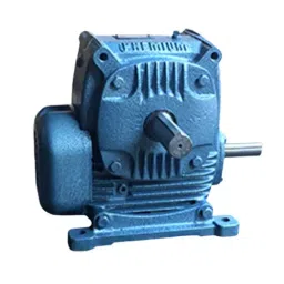 Premium Transmission 20/1 Solid Foot Double Output Worm Gearbox For 4 Pole 15.9 kW 600 Size Motor image 2