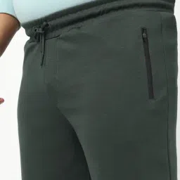 Bewakoof Grey Cotton Relaxed Fit Solid Plus Size Joggers image 5