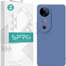 Sprig Back Cover for VIVO V40 (Grey)-picture-11