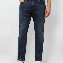 U.S. Polo Assn. Denim Co. Blue Cotton Slim Fit Solid Jeans image 3