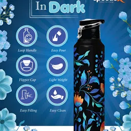 Speedex Multicoloured Single Stainless Steel Solid Water Bottle image 4