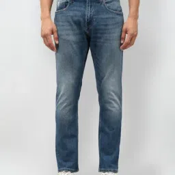 U.S. Polo Assn. Denim Co. Blue Cotton Slim Fit Solid Jeans-picture-25