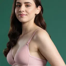 Leading Lady Red & Pink Full Coverage Padded Plunge Bra Pack of 2 image 4