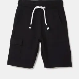 United Colors of Benetton Kids Black Textured Pattern Short-picture-41