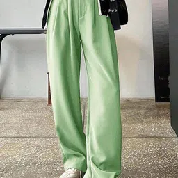 Stylecast X Kotty Women Relaxed High-Rise Pleated Trouser-image-50