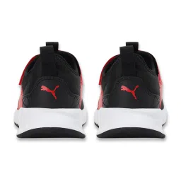 Puma Kids Black & Red Casual Sneakers image 5