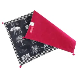 india circus by krsnaa mehta India Circus By Krshna Mehta Multi Velvet Printed Placemats image 3