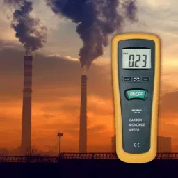 Metravi Carbon Monoxide Meter ±5% 0 to 1000 ppm Yellow & Black, CO-10 image 2