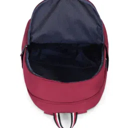TOMMY HILFIGER Burgundy Stratton Plus Textured Backpack image 4