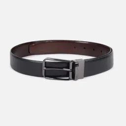 Van Heusen Black & Brown Leather Reversible Formal Belt image 2