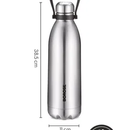 BOROSIL Steel Stainless Steel Double Wall Vacuum Water Bottle-2 L image 5