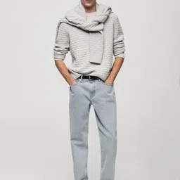 MANGO MAN Light-wash Regular-Fit Jeans image 3