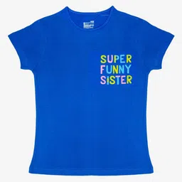 Bodycare Girls Typography Printed Round Neck Cotton T-Shirt-picture-21