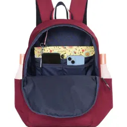 TOMMY HILFIGER Burgundy Stratton Plus Textured Backpack image 5