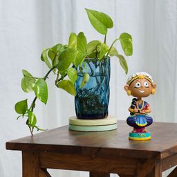 Chumbak Blue & Multicoloured Takita Tara Bobblehead Showpiece-picture-46