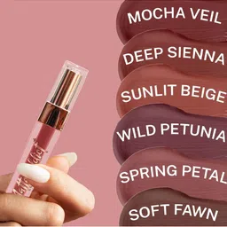 Jaquline USA Matte Addict Liquid Lipstick - 3.5 ml- Spring Petal 05 image 5